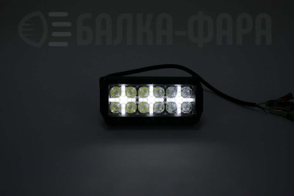 Балка дальнего света, 36 Ватт, с линзами 7D