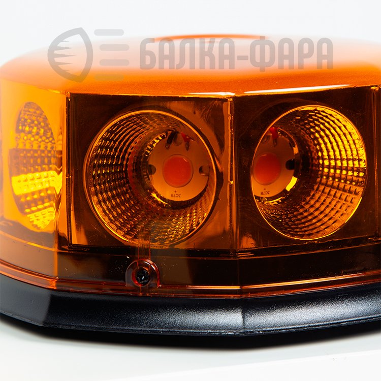 Маяк светодиодный 8 LED 40W ЖЕЛТЫЙ 12 - 24V