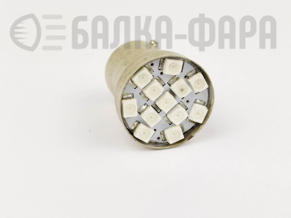 Лампа с/д xb-512 12 smd желтая /385/